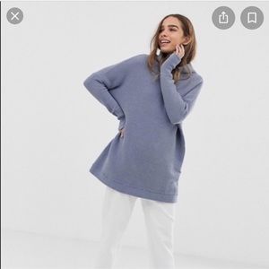 Free People ottoman tunic, sky/dusty blue
